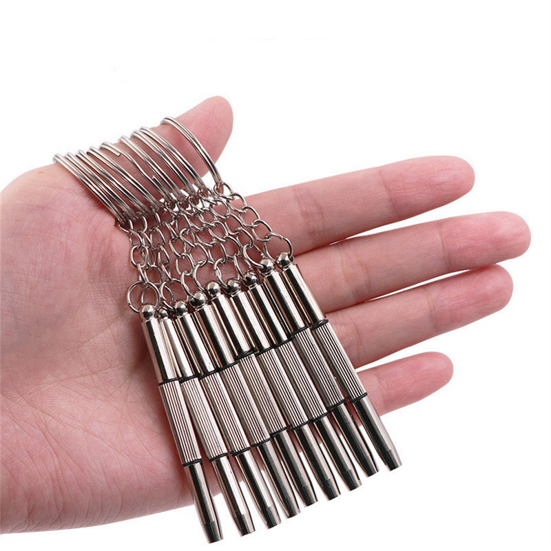 5db Mini 3 az 1-ben csavarhúzó szemüveg optikai szemüveg javító eszköz hordozható kulcstartó szemüveg óra javító készlet kéziszerszám