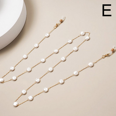 Új divatos maszk lánc Gyöngyvirág Csillag Szemüvegek Függő Kötél Elveszett szemüvegmaszk Kantár Női Napszemüvegek Szemüveglánc