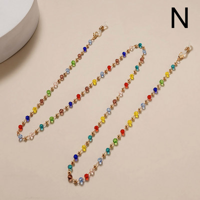 Új divatos maszk lánc Gyöngyvirág Csillag Szemüvegek Függő Kötél Elveszett szemüvegmaszk Kantár Női Napszemüvegek Szemüveglánc