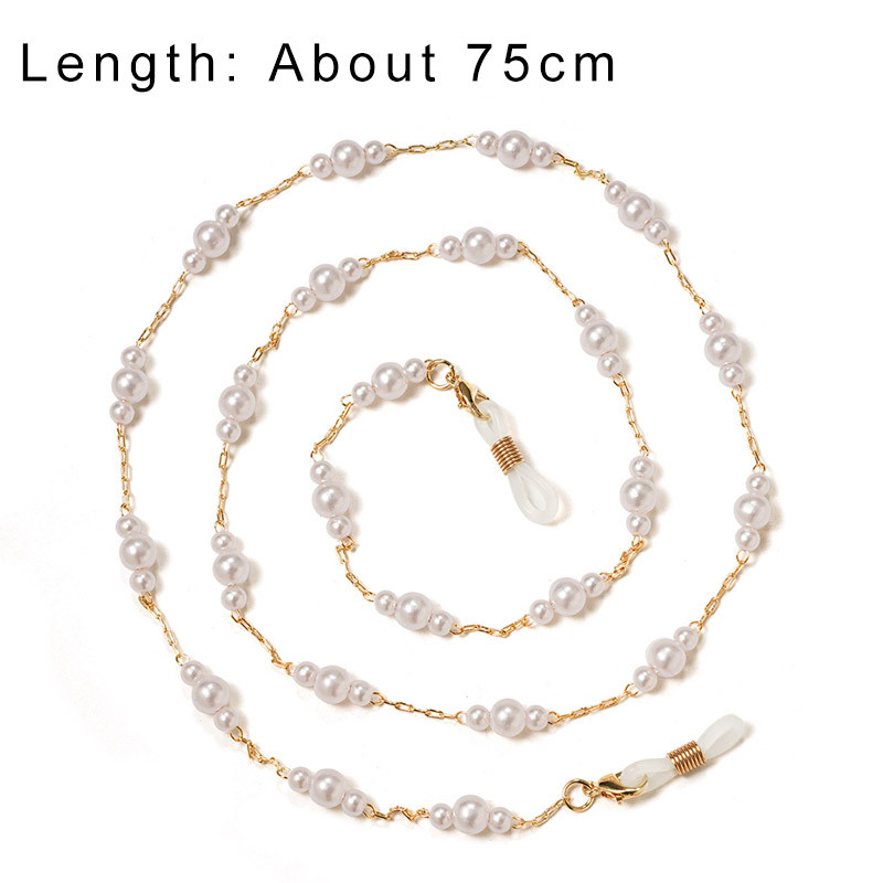 Új divatos maszk lánc Gyöngyvirág Csillag Szemüvegek Függő Kötél Elveszett szemüvegmaszk Kantár Női Napszemüvegek Szemüveglánc