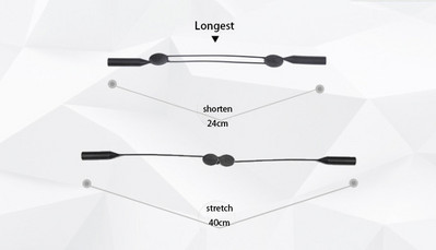 KAMMPT állítható szemüveg pántok elasztikus szilikon csúszásgátló napszemüveg lánc pántok zsinór kötelek szemüveg kiegészítők