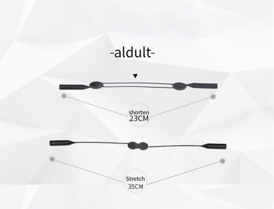 KAMMPT állítható szemüveg pántok elasztikus szilikon csúszásgátló napszemüveg lánc pántok zsinór kötelek szemüveg kiegészítők