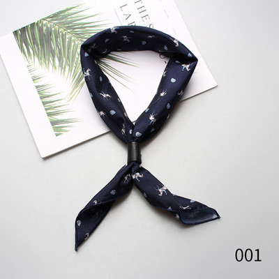 60*60cm Selyem Férfi Női Fiúk Lányok Női Kis négyzetek Designer Sál Férfi Luxus Kiegészítők Ascot Cravat Nyakkendők Cravat