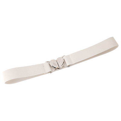 Divatos vékony elasztikus, rugalmas derékpánt női szerelmes szív fém csatos öv női kabát ruha derék tömítő övek kiegészítő