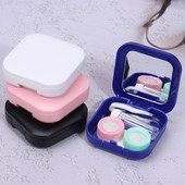 1 db kontaktlencse tok szemápoló készlet tartó konténer Utazási hordozható tartozékok Kontaktlencse kísérődoboz szemüvegtartozékok