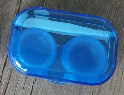 Lymouko Hot Sale átlátszó praktikus hordozható női kontaktlencse tok utazási tartó kontaktlencsetartó dobozhoz