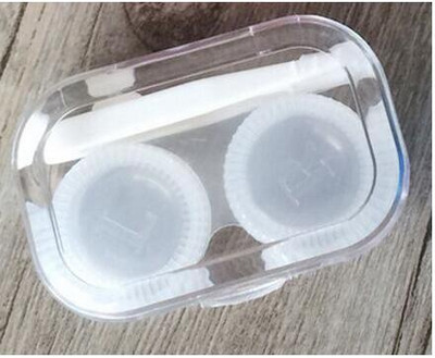 Lymouko Hot Sale átlátszó praktikus hordozható női kontaktlencse tok utazási tartó kontaktlencsetartó dobozhoz