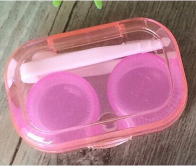 Lymouko Hot Sale átlátszó praktikus hordozható női kontaktlencse tok utazási tartó kontaktlencsetartó dobozhoz