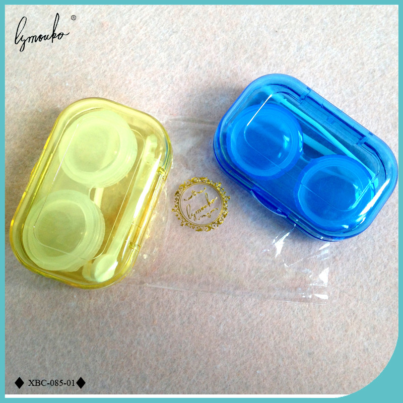 Lymouko Hot Sale átlátszó praktikus hordozható női kontaktlencse tok utazási tartó kontaktlencsetartó dobozhoz
