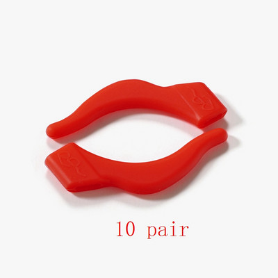 10 pár zsinór Elasztikus markolat szilikon csúszásgátló tartó szemüveghez Kiegészítők Fülkampó Sport Szemüveg Temple Tip dugók Puha