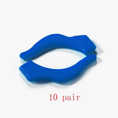 10 pár zsinór Elasztikus markolat szilikon csúszásgátló tartó szemüveghez Kiegészítők Fülkampó Sport Szemüveg Temple Tip dugók Puha