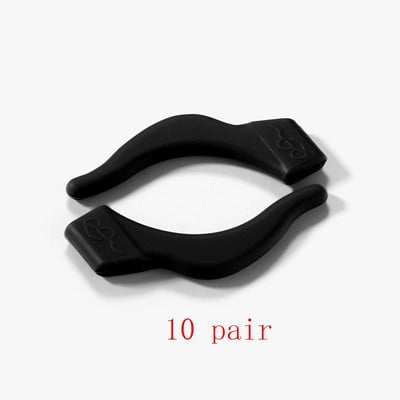 10 pár zsinór Elasztikus markolat szilikon csúszásgátló tartó szemüveghez Kiegészítők Fülkampó Sport Szemüveg Temple Tip dugók Puha