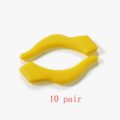 10 pár zsinór Elasztikus markolat szilikon csúszásgátló tartó szemüveghez Kiegészítők Fülkampó Sport Szemüveg Temple Tip dugók Puha