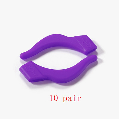 10 pár zsinór Elasztikus markolat szilikon csúszásgátló tartó szemüveghez Kiegészítők Fülkampó Sport Szemüveg Temple Tip dugók Puha