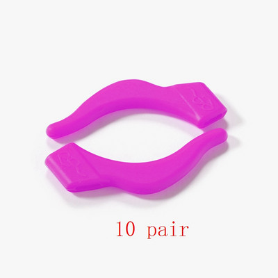 10 pár zsinór Elasztikus markolat szilikon csúszásgátló tartó szemüveghez Kiegészítők Fülkampó Sport Szemüveg Temple Tip dugók Puha