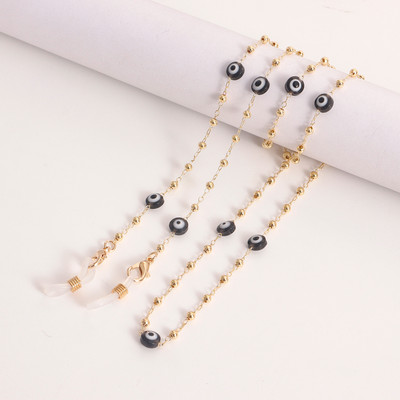 Szemüvegek Láncmaszk Zsinór Akril Evil Eye Ötvözet Gyöngyök Tartó Kötél Szíj Elveszett szemüvegek Láncok 2022 Divat Ékszerek Új