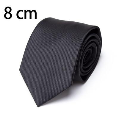 Új férfi nyakkendő 8 cm 7 cm 6 cm klasszikus fekete vékony nyakkendő férfiaknak Kiegészítők Nyakkendők Esküvői Alkalmi ruha Alkalmi szolid ajándék nyakkendő