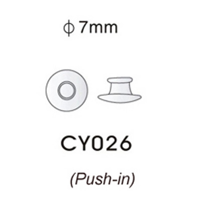 10 pár (20 db) 7 mm-es 9 mm-es 11 mm-es szilikon nyomógombos orrpárna javító eszköz szemüveghez