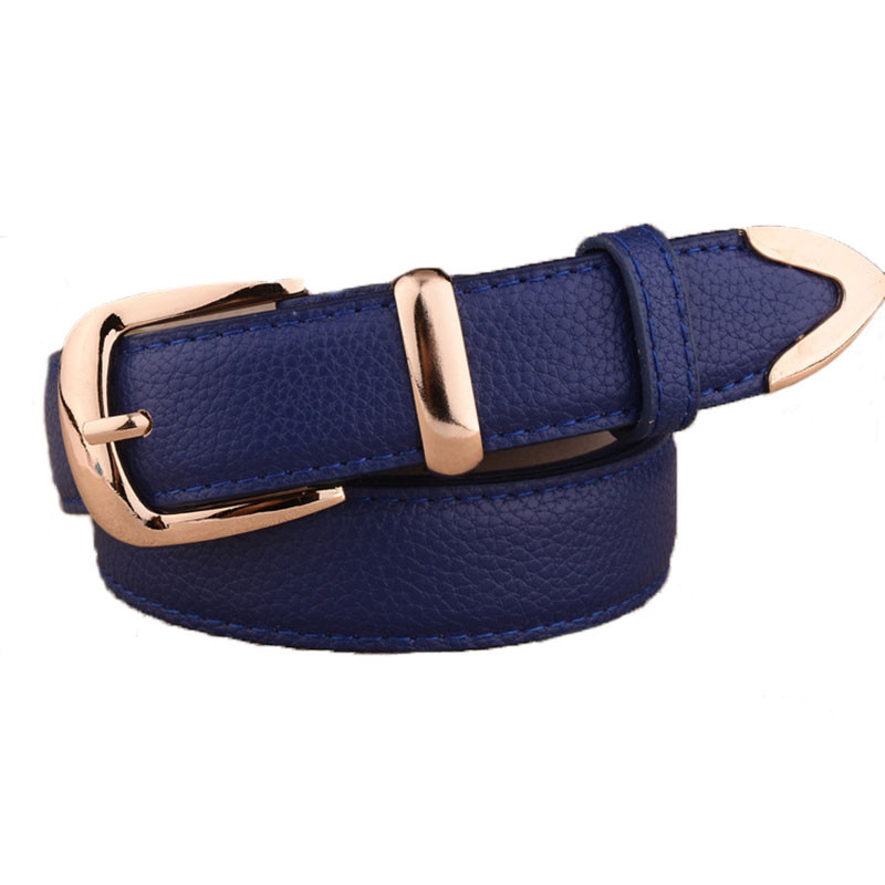 Övötvözet csat Női Övek PU Bőr Vad Női Deréköv Barna Fekete Fehér Piros Lányok Nadrág Farmer Divat Öv pasek damski