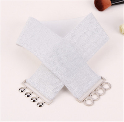 Női elasztikus öv 3" széles divatos sztreccs derékpánt csattal új rugalmas, retro széles derék öv.