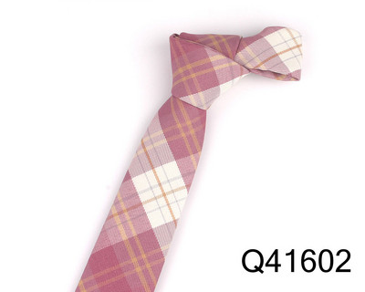 Pamut kockás nyakkendők férfiaknak női alkalmi lila vőlegény nyakkendő esküvői partira fiúknak lányok öltönyök nyakkendő vékony nyakkendő Gravatas