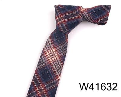 Pamut kockás nyakkendők férfiaknak női alkalmi lila vőlegény nyakkendő esküvői partira fiúknak lányok öltönyök nyakkendő vékony nyakkendő Gravatas