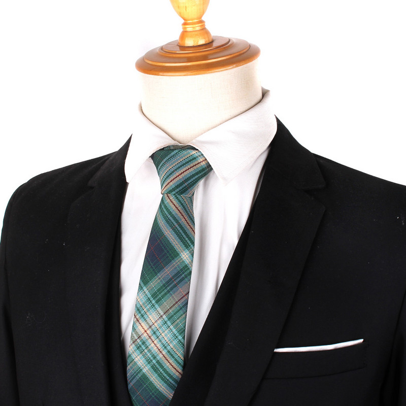 Pamut kockás nyakkendők férfiaknak női alkalmi lila vőlegény nyakkendő esküvői partira fiúknak lányok öltönyök nyakkendő vékony nyakkendő Gravatas