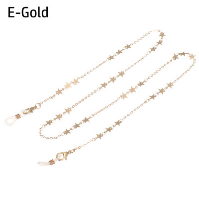 Divat Könnyű szemüvegek Lánctartó Nyaklánc Napszemüveg Zsinór Csúszásmentes Fém Tartó Szíj Szemüveg Fonott Kiegészítők