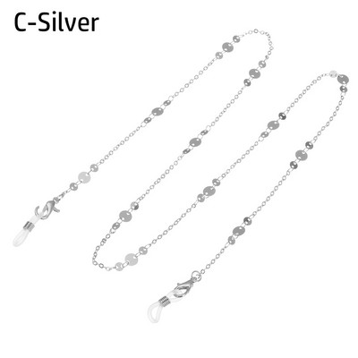 Divat Könnyű szemüvegek Lánctartó Nyaklánc Napszemüveg Zsinór Csúszásmentes Fém Tartó Szíj Szemüveg Fonott Kiegészítők