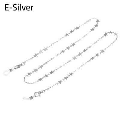 Divat Könnyű szemüvegek Lánctartó Nyaklánc Napszemüveg Zsinór Csúszásmentes Fém Tartó Szíj Szemüveg Fonott Kiegészítők