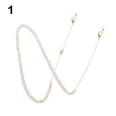 Divat Könnyű szemüvegek Lánctartó Nyaklánc Napszemüveg Zsinór Csúszásmentes Fém Tartó Szíj Szemüveg Fonott Kiegészítők