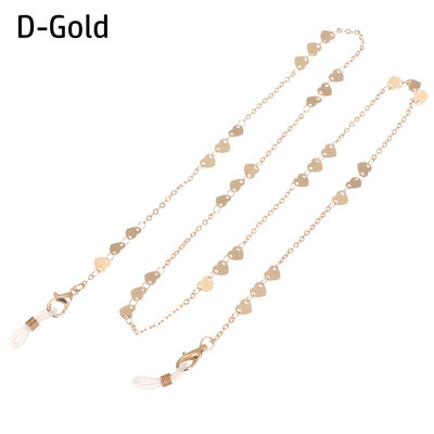 Divat Könnyű szemüvegek Lánctartó Nyaklánc Napszemüveg Zsinór Csúszásmentes Fém Tartó Szíj Szemüveg Fonott Kiegészítők