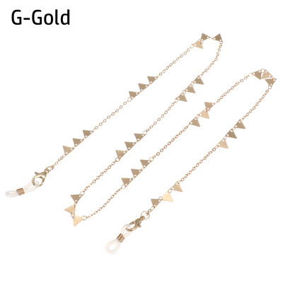 Divat Könnyű szemüvegek Lánctartó Nyaklánc Napszemüveg Zsinór Csúszásmentes Fém Tartó Szíj Szemüveg Fonott Kiegészítők