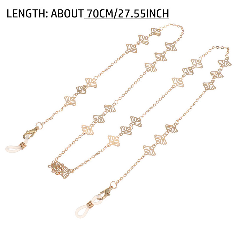 Divat Könnyű szemüvegek Lánctartó Nyaklánc Napszemüveg Zsinór Csúszásmentes Fém Tartó Szíj Szemüveg Fonott Kiegészítők