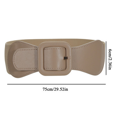 Divat széles derék öv sztreccs arany csatos fűző öv nagy méretű cummerband 65 cm elasztikus fekete derékpánt Vintage 6 cm széles öv