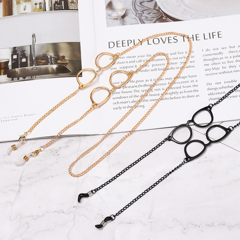 Fém Szemüvegek Lánc Szemviselet Kiegészítő Szemüvegek Formázott Medál Csúszásmentes Szemüveg Zsinór Szemüvegek Nyaklánc Olvasószemüvegek