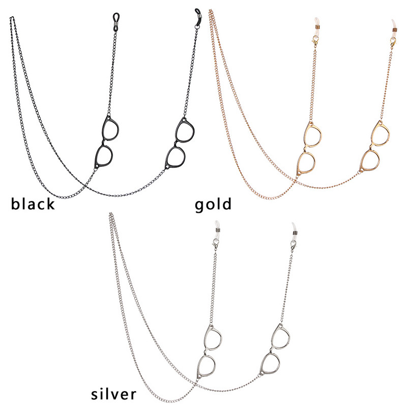 Fém Szemüvegek Lánc Szemviselet Kiegészítő Szemüvegek Formázott Medál Csúszásmentes Szemüveg Zsinór Szemüvegek Nyaklánc Olvasószemüvegek