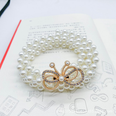 Divatos gyöngy deréklánc női divat strassz, elasztikus ruha derékszíj női tervező vékony derék övek ruházati kiegészítők