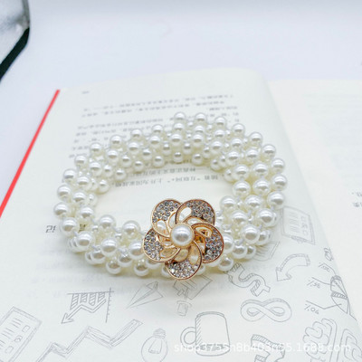 Divatos gyöngy deréklánc női divat strassz, elasztikus ruha derékszíj női tervező vékony derék övek ruházati kiegészítők