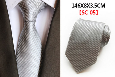 Új csíkos selyem nyakkendő 8 cm luxus Paisley nyakkendő Red Bule lila poliészter nyakkendő férfiaknak Formális üzleti esküvői parti nyakkendő