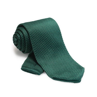 New Style Fashion Férfi egyszínű nyakkendő 8 cm Kötött nyakkendők Pamut nyakkendők Férfi Üzleti Esküvői Cravat Kiegészítők ajándék