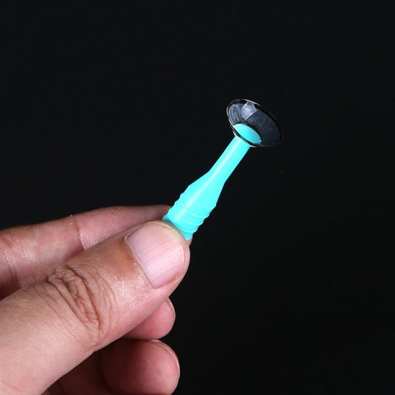 4db kontaktlencse behelyező szívófej, hordozható utazási mini kontaktlencse behelyező eltávolító eszköz