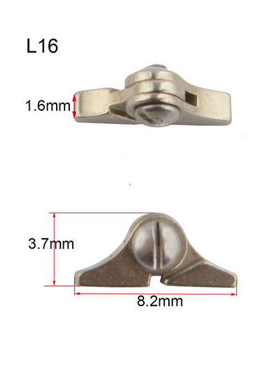 10 pár/tétel 1,6 mm-es 2,5 mm-es szemüvegpánt javításhoz, szemüvegpánt cseréhez, kiváló zsanércsere