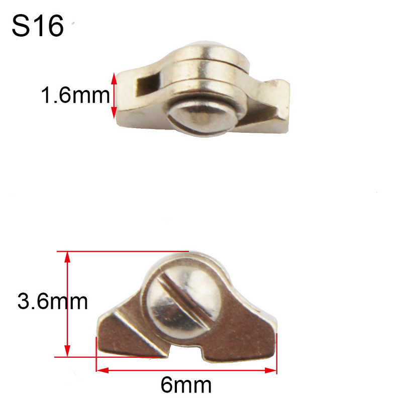 10 pár/tétel 1,6 mm-es 2,5 mm-es szemüvegpánt javításhoz, szemüvegpánt cseréhez, kiváló zsanércsere