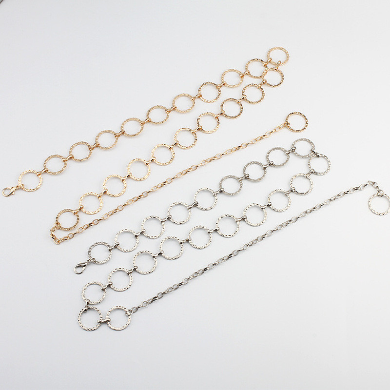 Női divat kör fém lánc öv arany ezüst szív rojtok gyűrű derék lánc ruhák övek női csípő új ketting riem 365