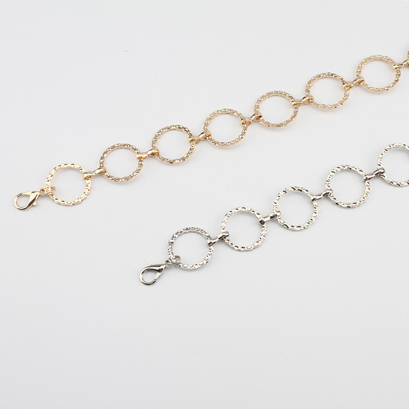 Női divat kör fém lánc öv arany ezüst szív rojtok gyűrű derék lánc ruhák övek női csípő új ketting riem 365