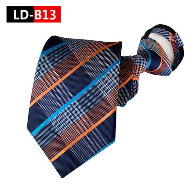 8 cm-es férfi divat lusta cipzáras előre megkötött nyakkendő Paisley virágos kockás csíkos pontok nyakkendők úri parti ruha esküvői nyakkendő