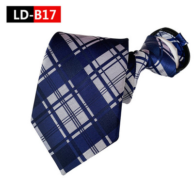 8 cm-es férfi divat lusta cipzáras előre megkötött nyakkendő Paisley virágos kockás csíkos pontok nyakkendők úri parti ruha esküvői nyakkendő