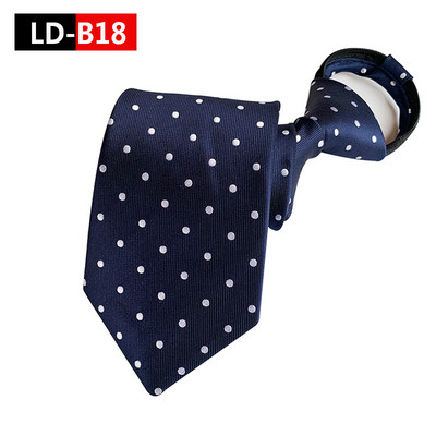 8 cm-es férfi divat lusta cipzáras előre megkötött nyakkendő Paisley virágos kockás csíkos pontok nyakkendők úri parti ruha esküvői nyakkendő