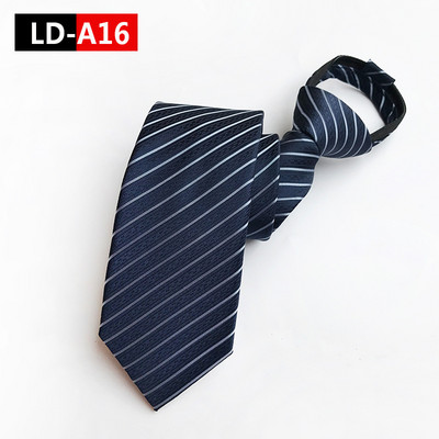 8 cm-es férfi divat lusta cipzáras előre megkötött nyakkendő Paisley virágos kockás csíkos pontok nyakkendők úri parti ruha esküvői nyakkendő